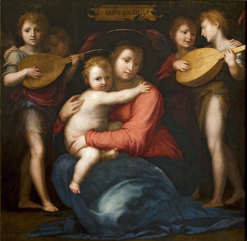 Die Jungfrau mit dem Kind und vier Engeln - Fra Bartolomeo