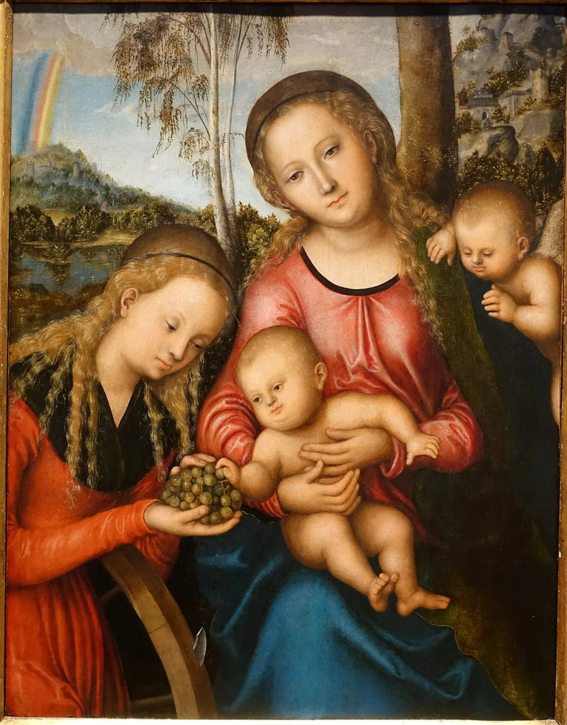 Die Jungfrau mit dem Kind und der heiligen Katharina - Lucas Cranach der Ältere