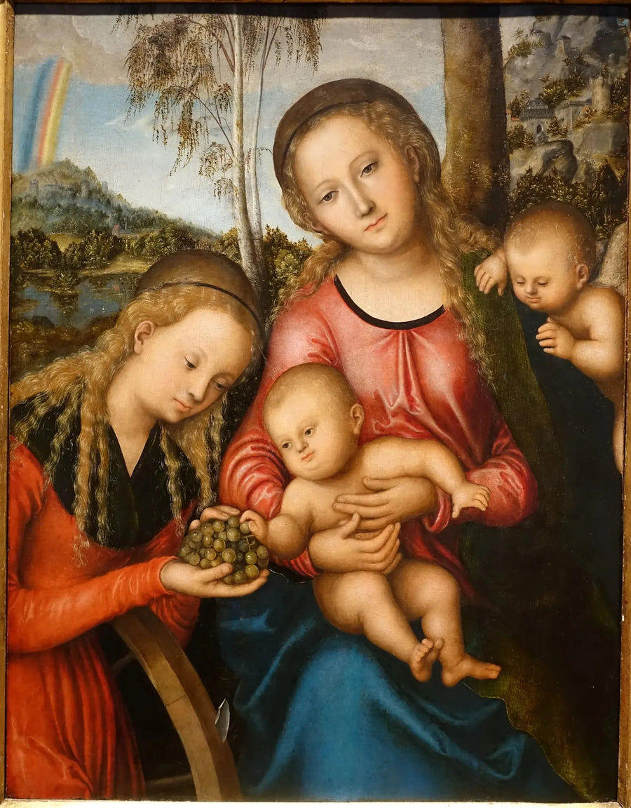Die Jungfrau mit dem Kind und der heiligen Katharina - Lucas Cranach der Ältere
