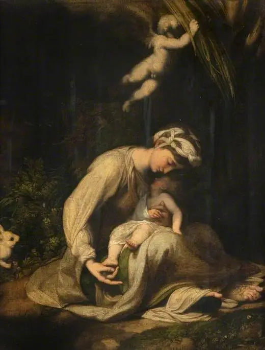 Die Jungfrau mit dem Kind und einem Hasen - Antonio da Correggio