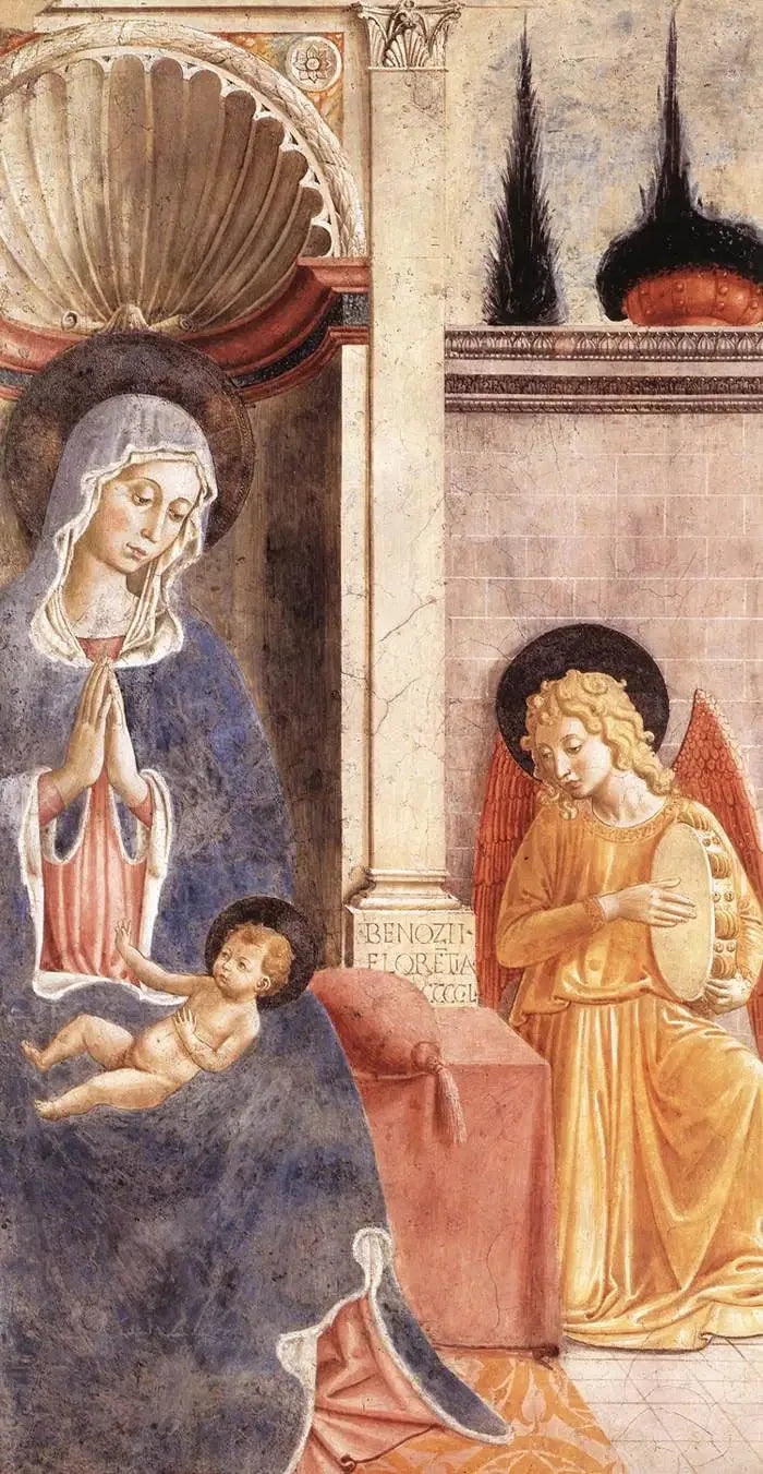 Die Jungfrau mit dem Kind - Benozzo Gozzoli