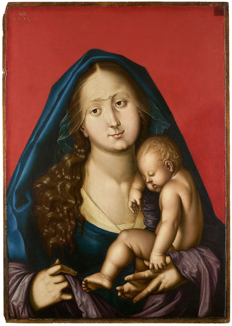 Die schlafende Jungfrau mit Kind - Hans Baldung Grien