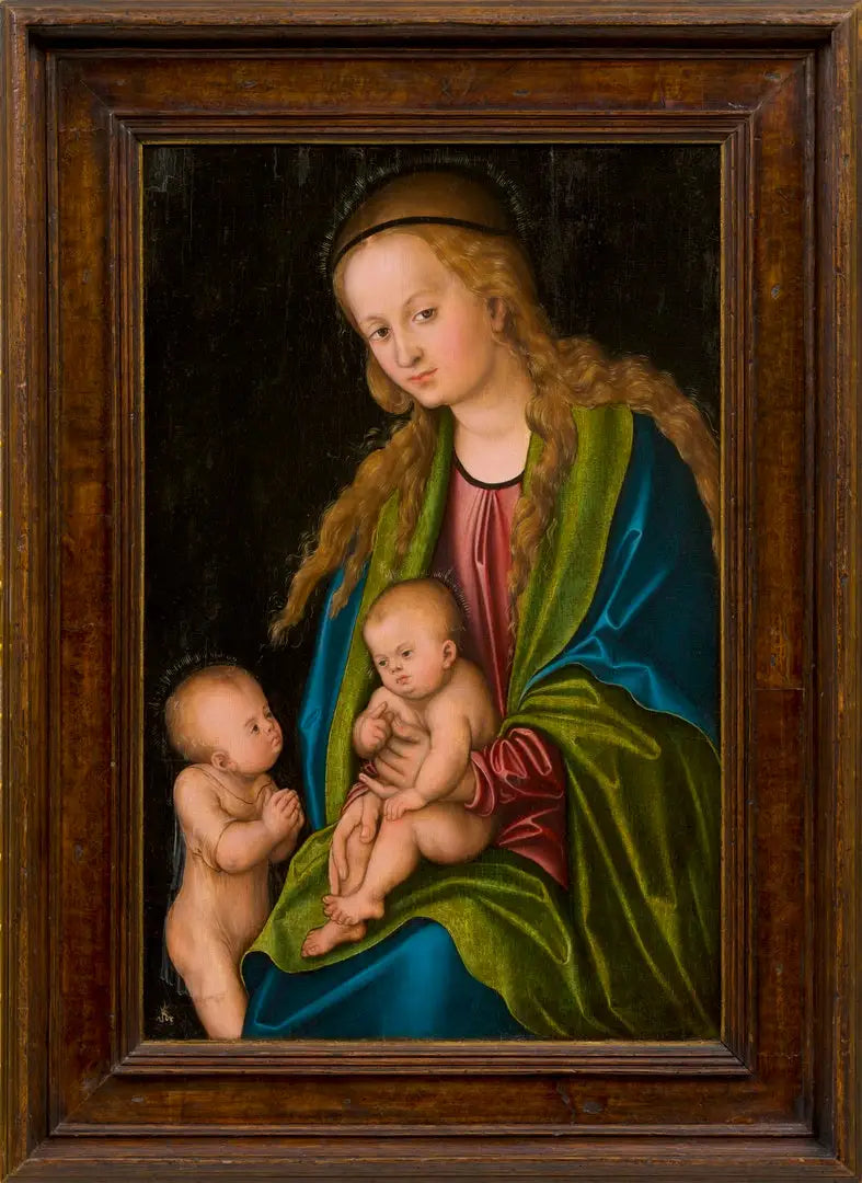 Die Jungfrau mit dem Kind und dem kleinen Johannes - Lucas Cranach der Ältere