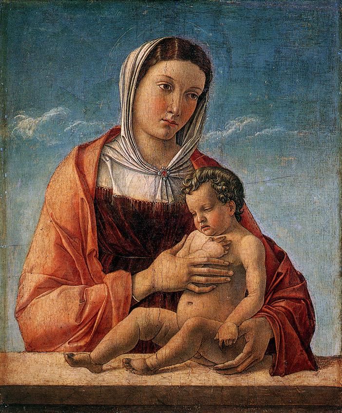 Die Jungfrau mit dem Kind - Giovanni Bellini