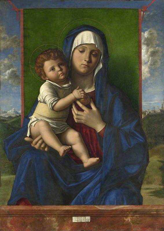 Die Jungfrau mit dem Kind - Giovanni Bellini