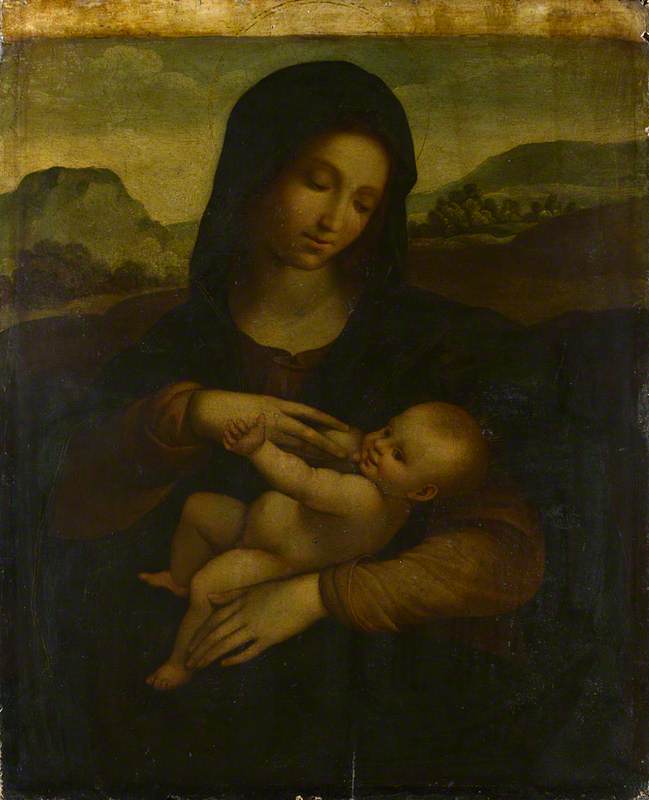 Die Jungfrau mit dem Kind - Il Sodoma (Giovanni Antonio Bazzi)