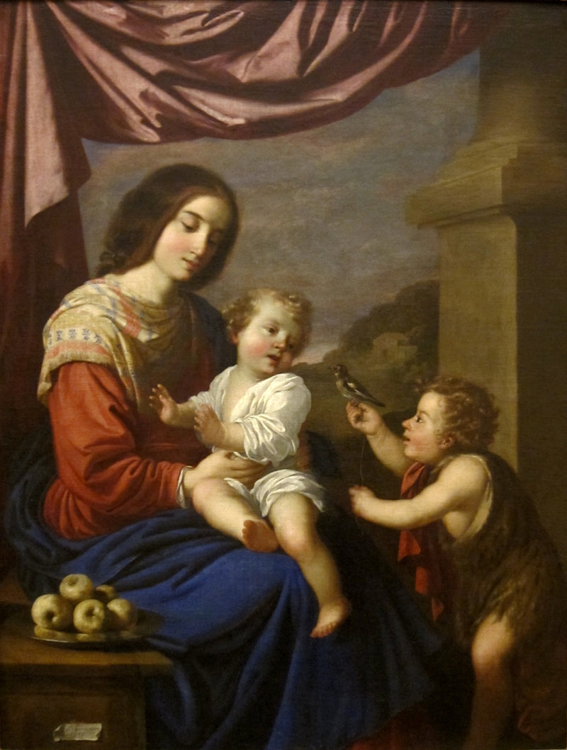 Die Jungfrau mit dem Jesuskind und dem heiligen Johannesknaben - Francisco de Zurbarán