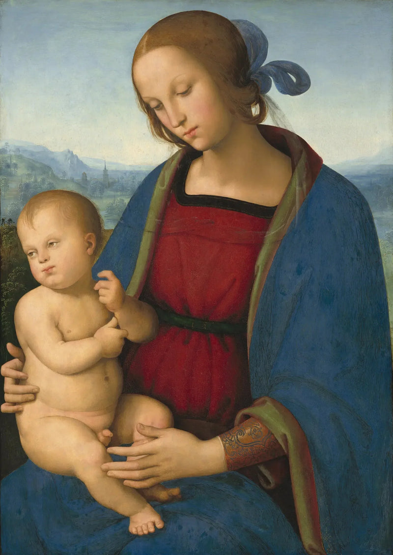 Die Jungfrau mit dem Kind - Pietro Perugino