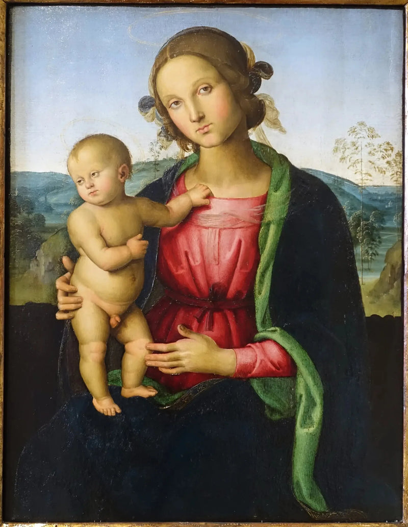 Die Jungfrau mit dem Kind - Pietro Perugino