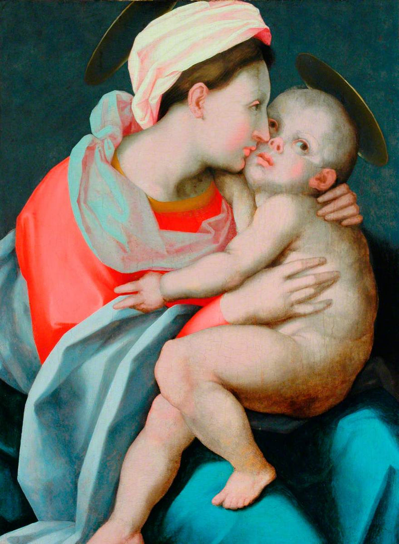 Die Jungfrau mit dem Kind - Rosso Fiorentino