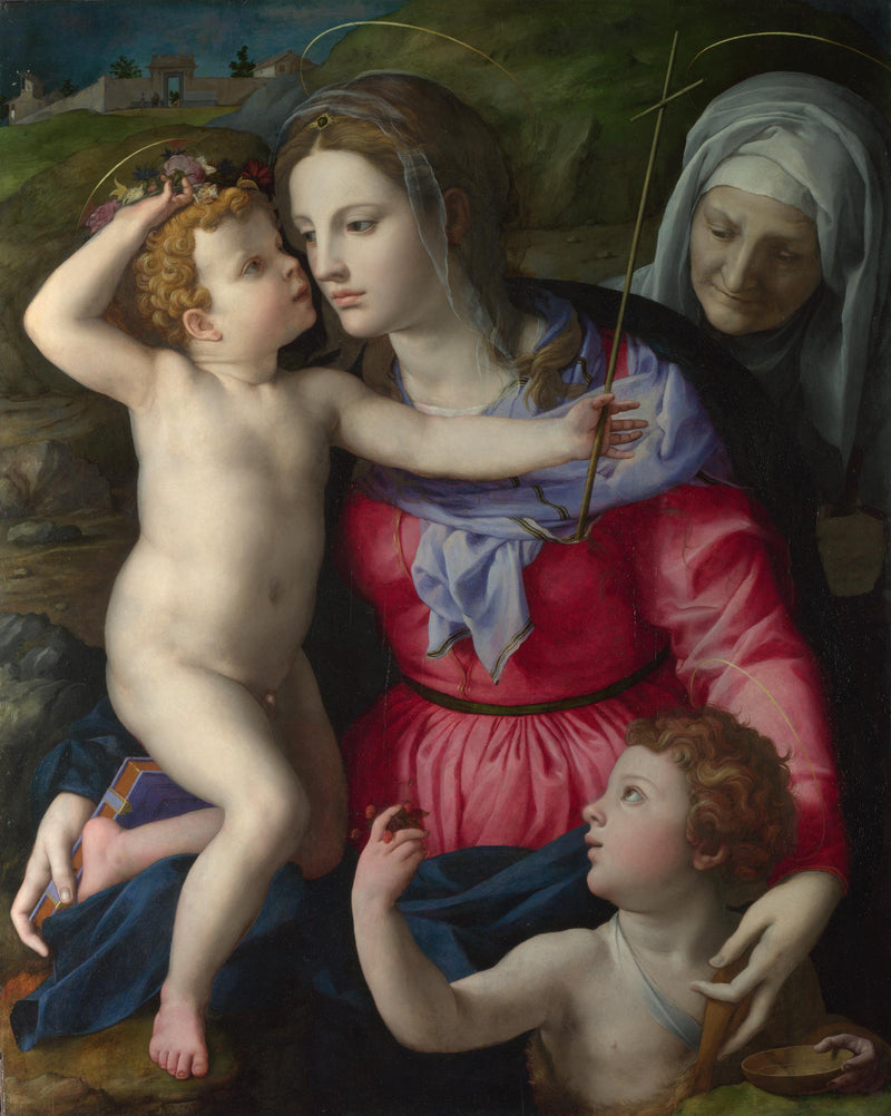 Die Jungfrau mit dem Kind und Heiligen - Bronzino