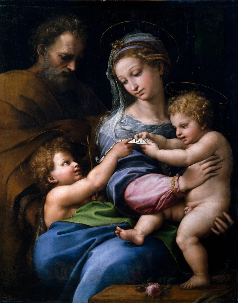 Die Jungfrau mit der Rose - Raphael Sanzio