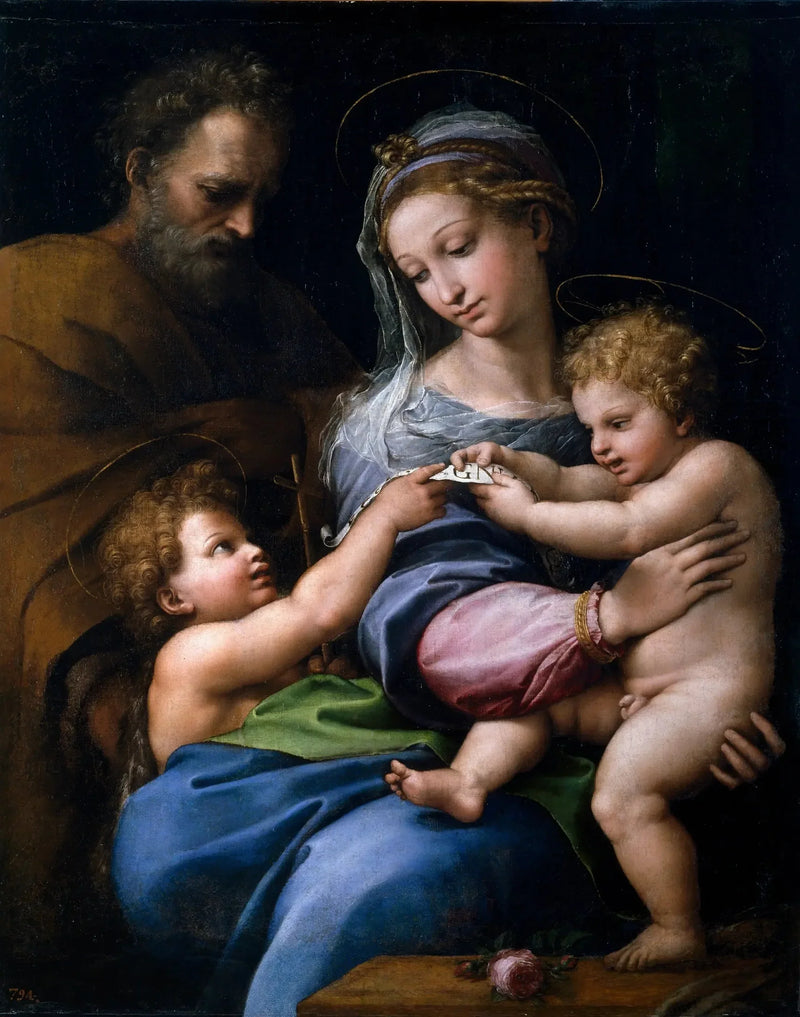 Die Jungfrau mit der Rose - Raphael Sanzio