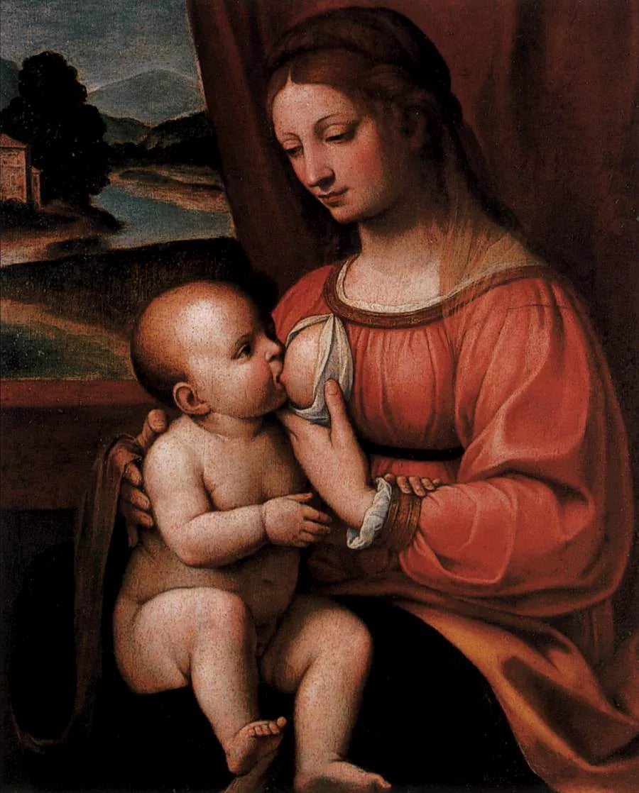Die stillende Jungfrau - Bernardino Luini