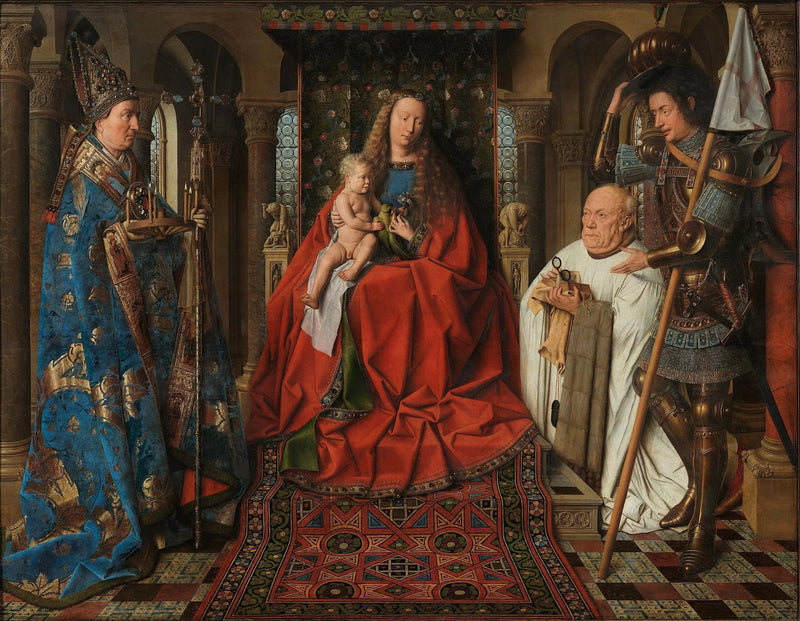 Die Jungfrau mit dem Kanoniker Van der Paele - Jan van Eyck