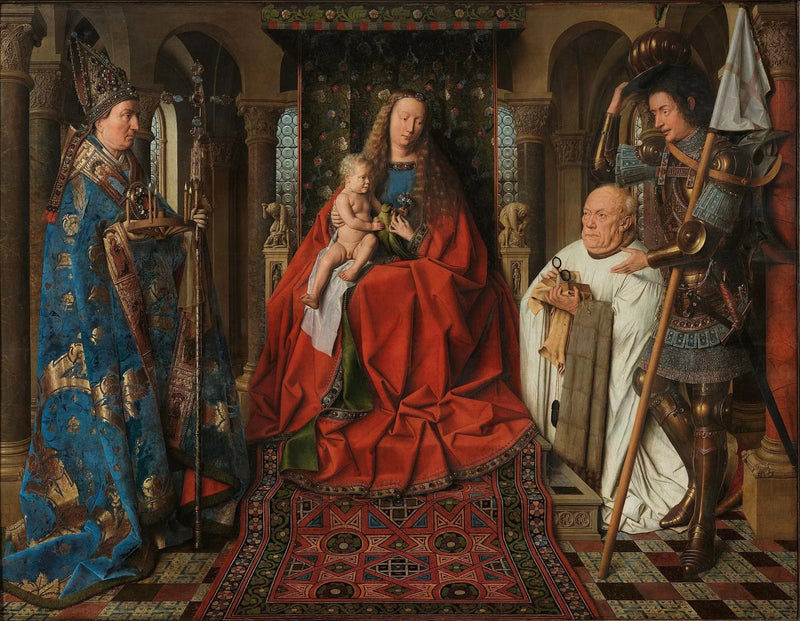 Die Jungfrau mit dem Kanoniker Van der Paele - Jan van Eyck