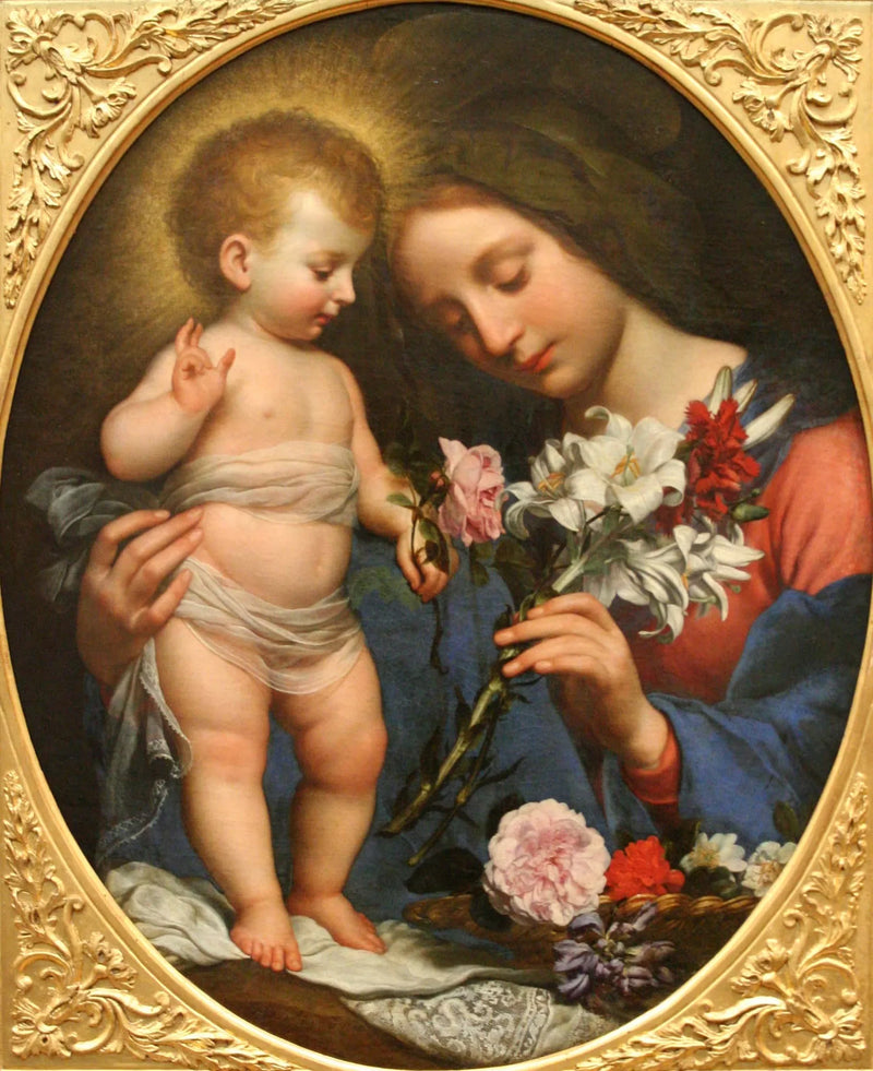 Die Jungfrau mit der Lilie. - Carlo Dolci
