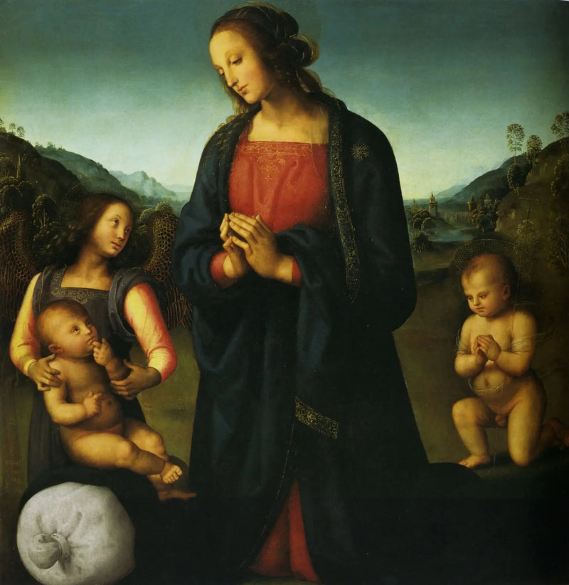 Die Jungfrau mit dem Beutel - Pietro Perugino