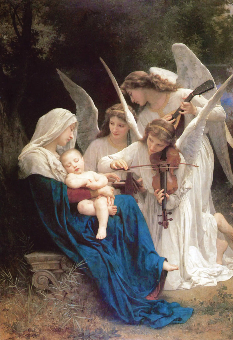 Die Jungfrau mit Engeln - Bouguereau