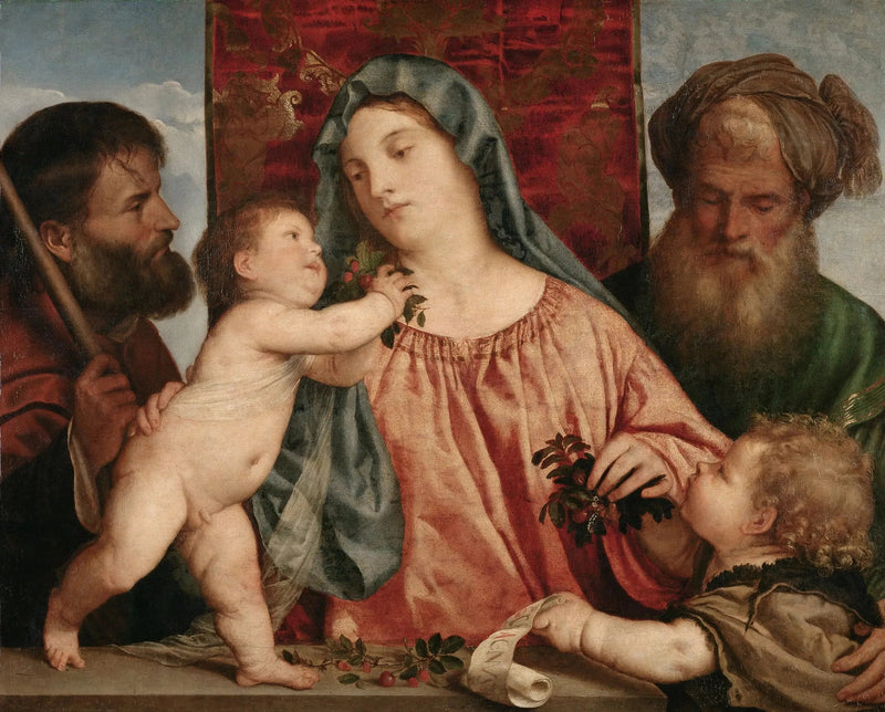 Die Jungfrau mit Kirschen - Titian