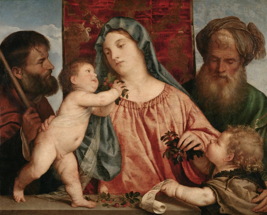 Die Jungfrau mit Kirschen - Titian