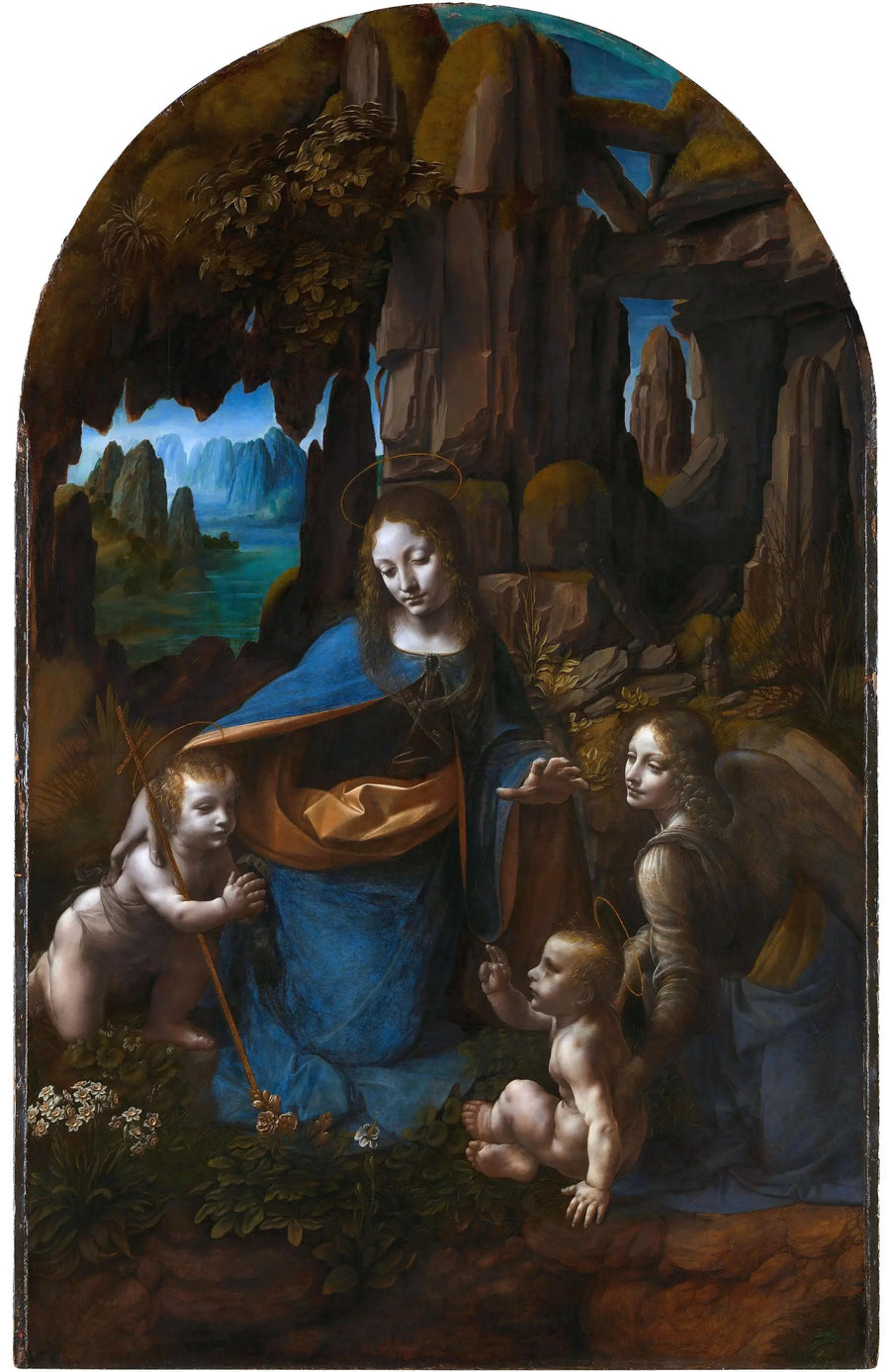 Die Jungfrau unter den Felsen - Leonardo da Vinci