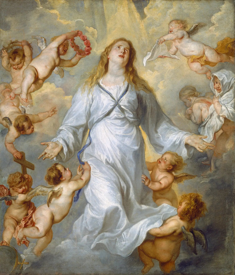 Die Jungfrau als Fürsprecher - Antoine van Dyck
