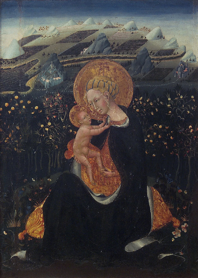 Die Demut-Madonna - Giovanni di Paolo