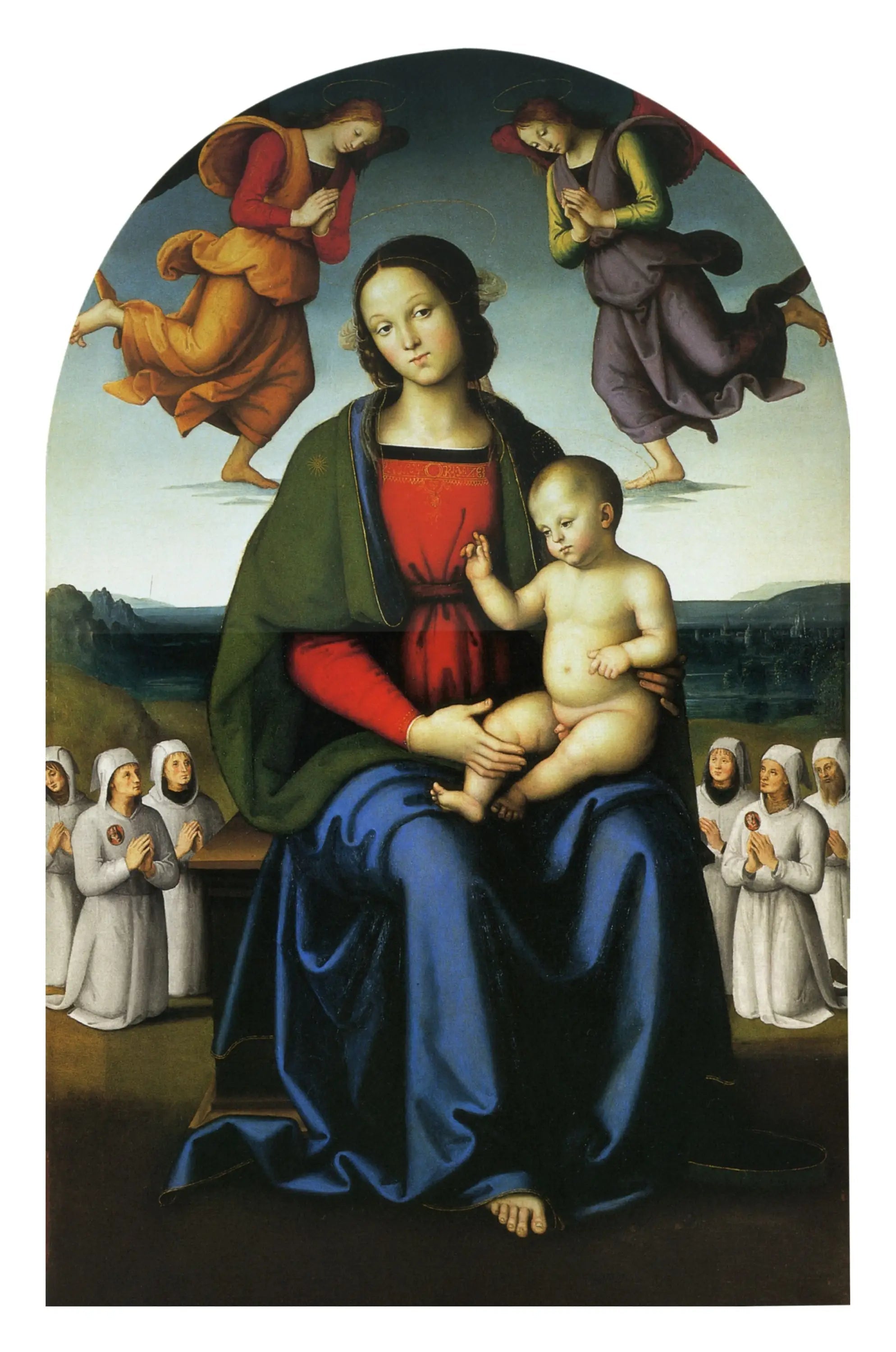 La Vierge de la consolation - Pietro Perugino image 1 copie de tableau peinte à la main