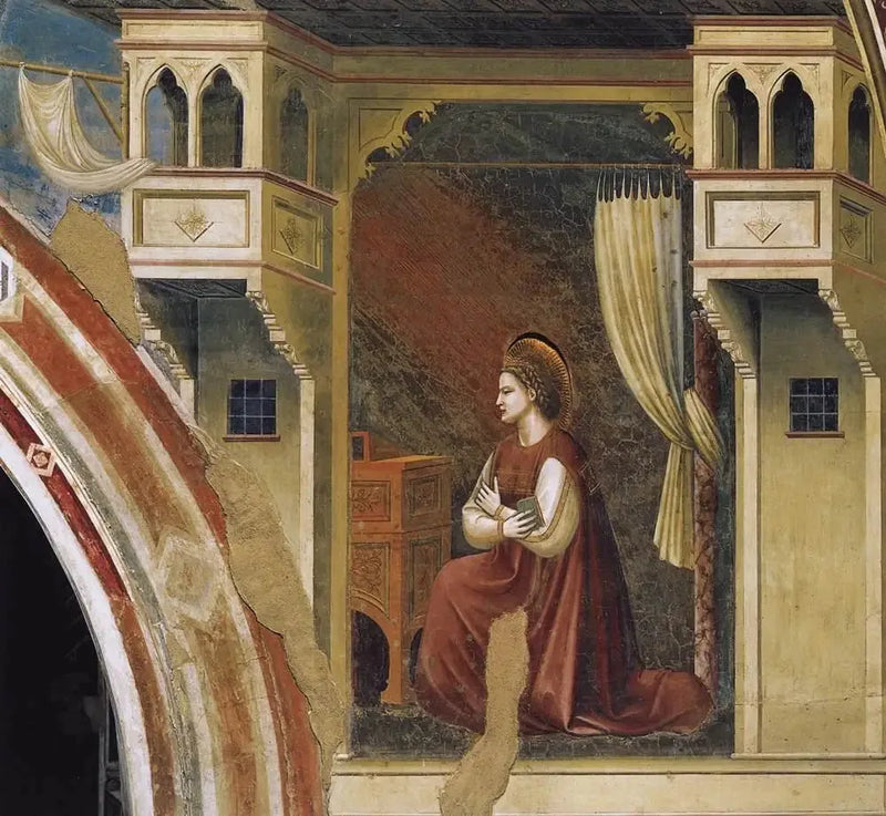 Die Jungfrau der Verkündigung - Giotto