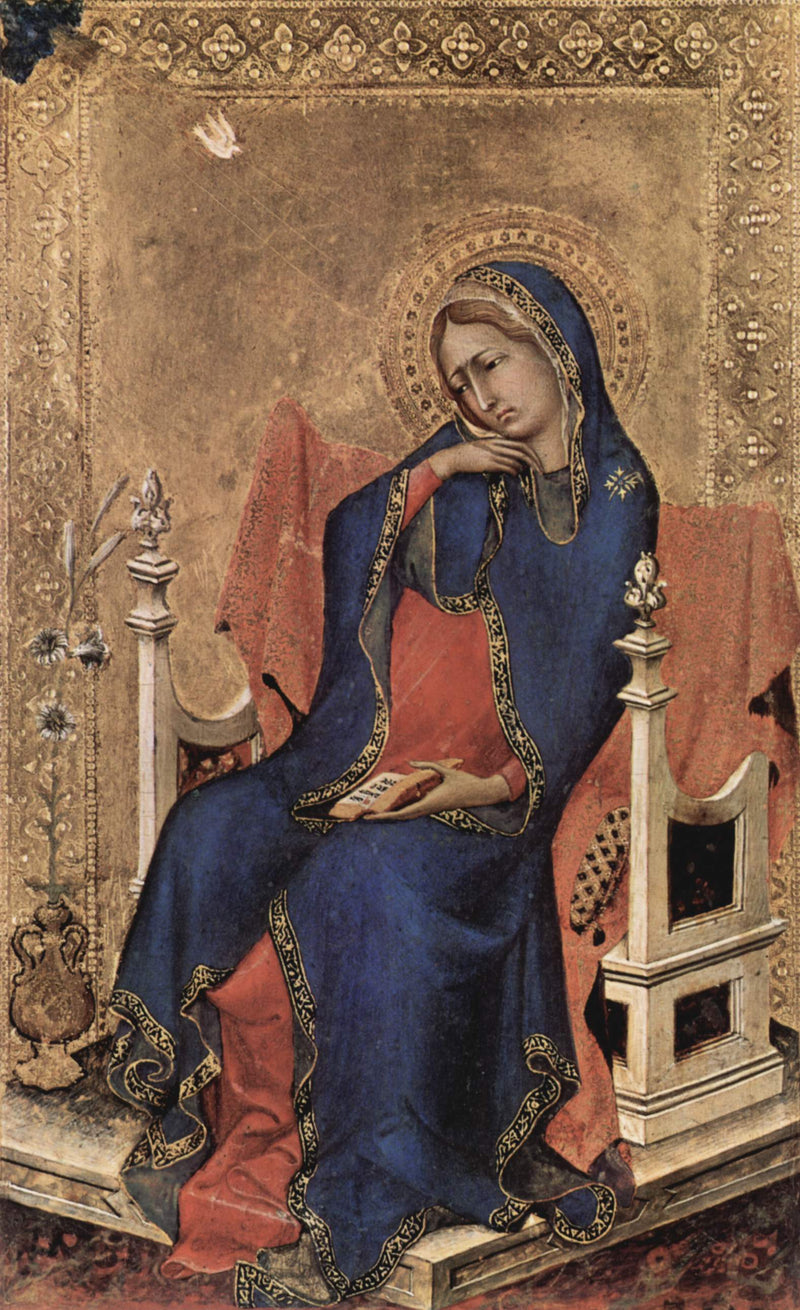 Die Jungfrau der Verkündigung - Simone Martini