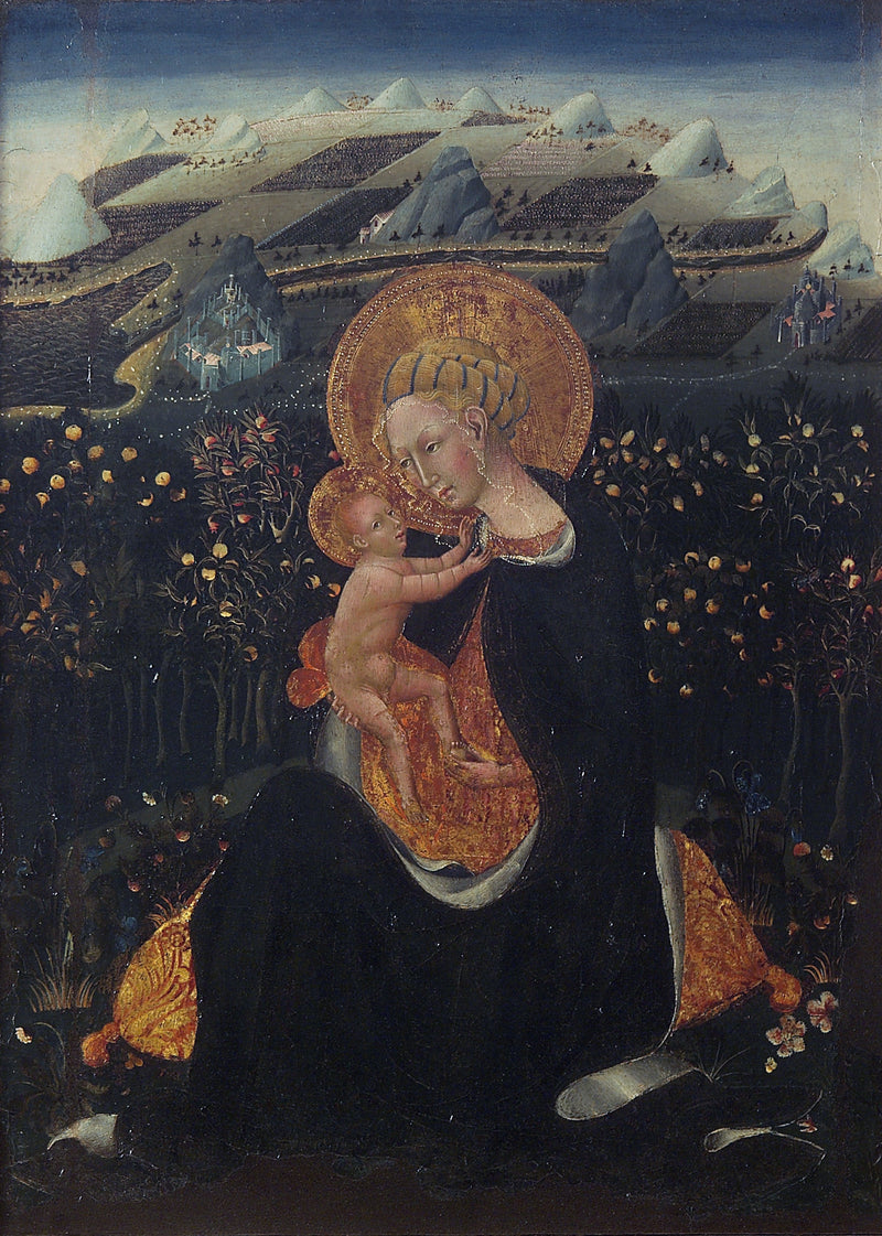 Die Demut-Madonna - Giovanni di Paolo