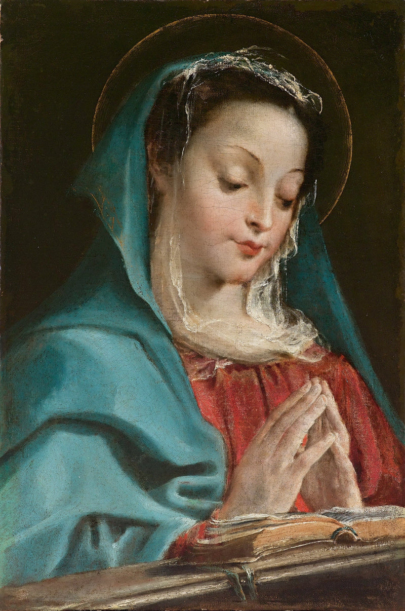 Die betende Jungfrau - Annibale Carracci