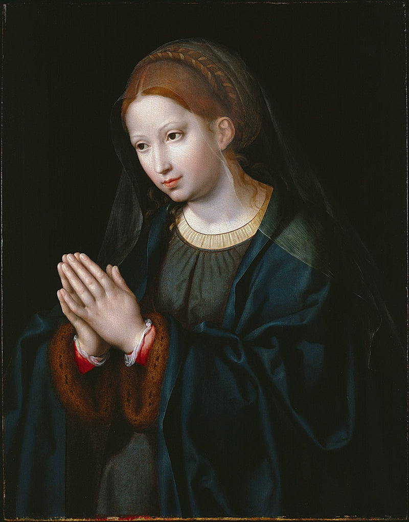 Die betende Jungfrau - Joos van Cleve