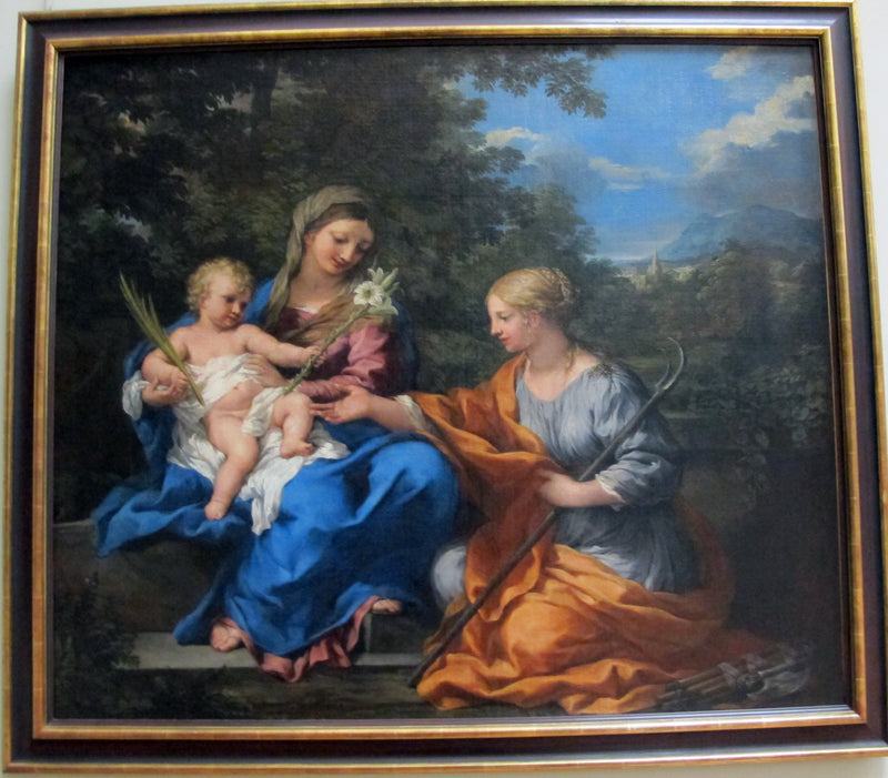 Die Jungfrau und das Kind mit der heiligen Martina - Pietro da Cortona