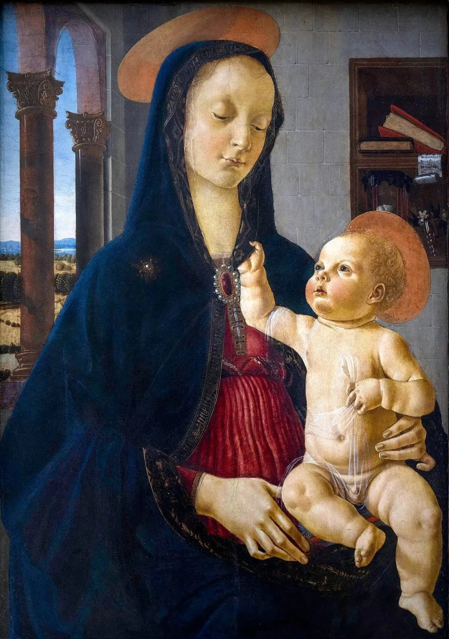 Die Jungfrau und das Kind - Domenico Ghirlandaio