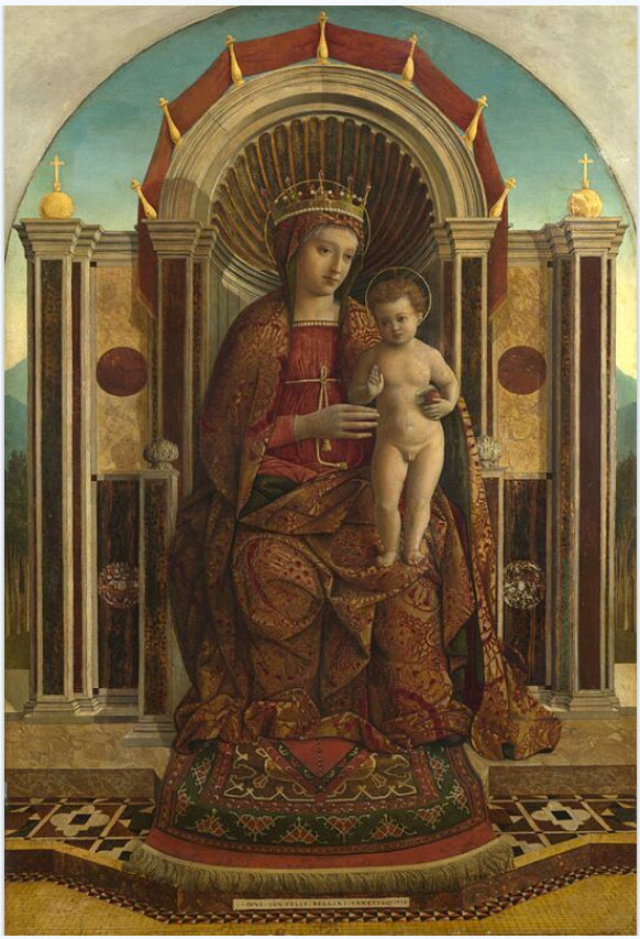 Die Jungfrau und das Kind in Majestät - Gentile Bellini