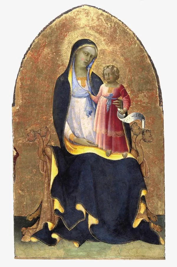 Die Jungfrau und das Kind in Majestät - Lorenzo Monaco