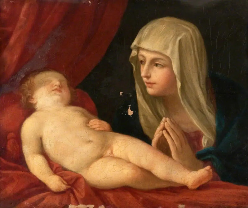 Die Jungfrau und das schlafende Kind - Guido Reni