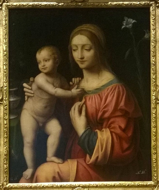 Die Jungfrau und das Kind - Bernardino Luini