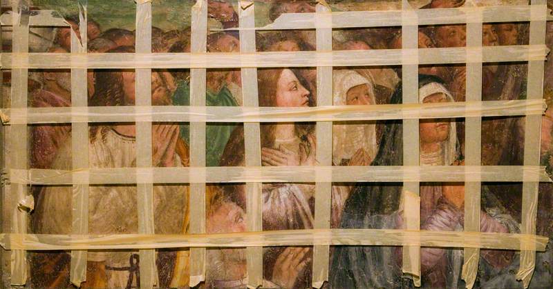 Die Jungfrau, die Apostel und die Heiligen - Bernardino Luini