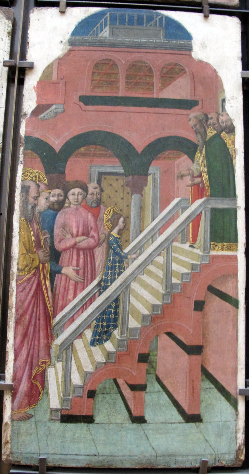 La Vierge montant les degrés du Temple - Giovanni Francesco da Rimini image 1 tableau peint à l’huile sur toile
