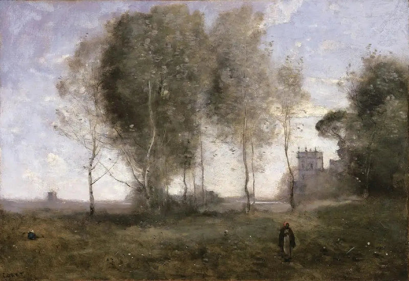 Die Villa des Pins Noir - Jean-Baptiste Camille Corot