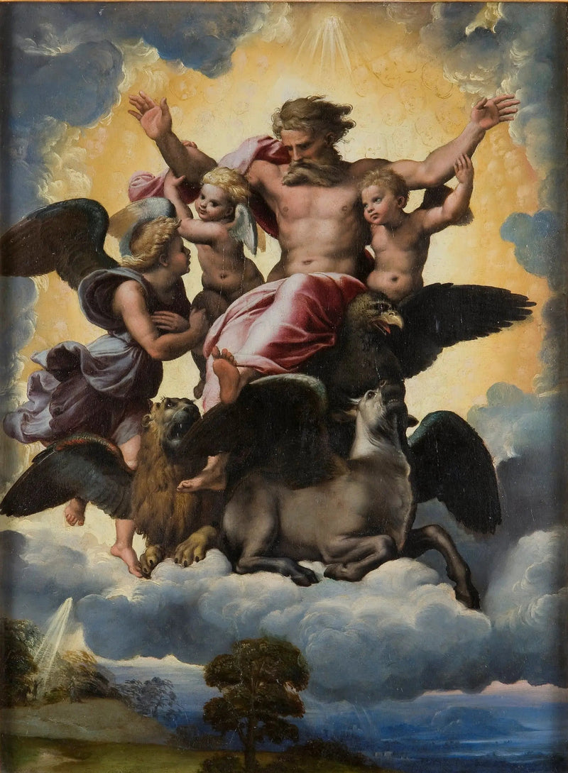 Die Vision des Ezechiel - Raffael Sanzio