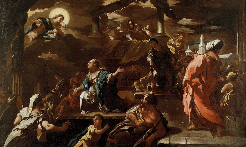 Die Vision der Maria aus Ägypten - Luca Giordano