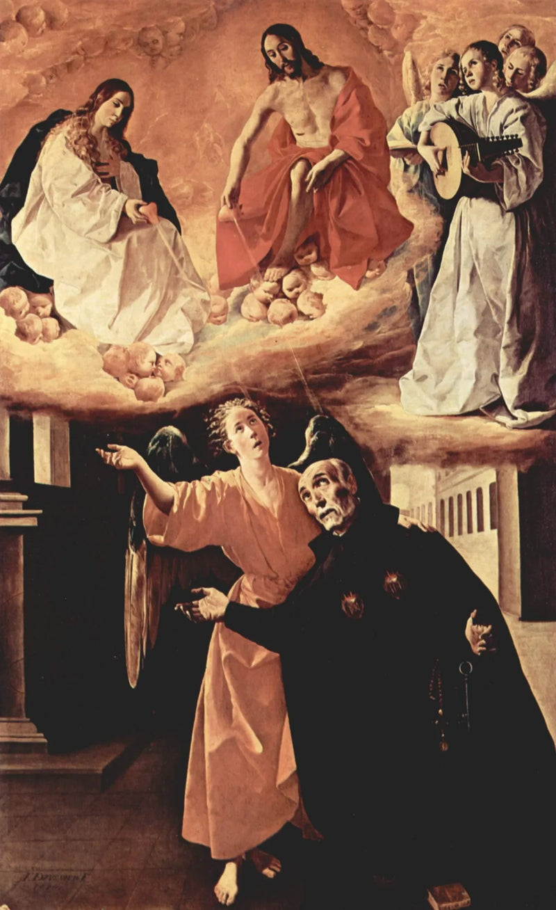 Die Vision von Saint Alonso Rodriguez - Francisco de Zurbarán