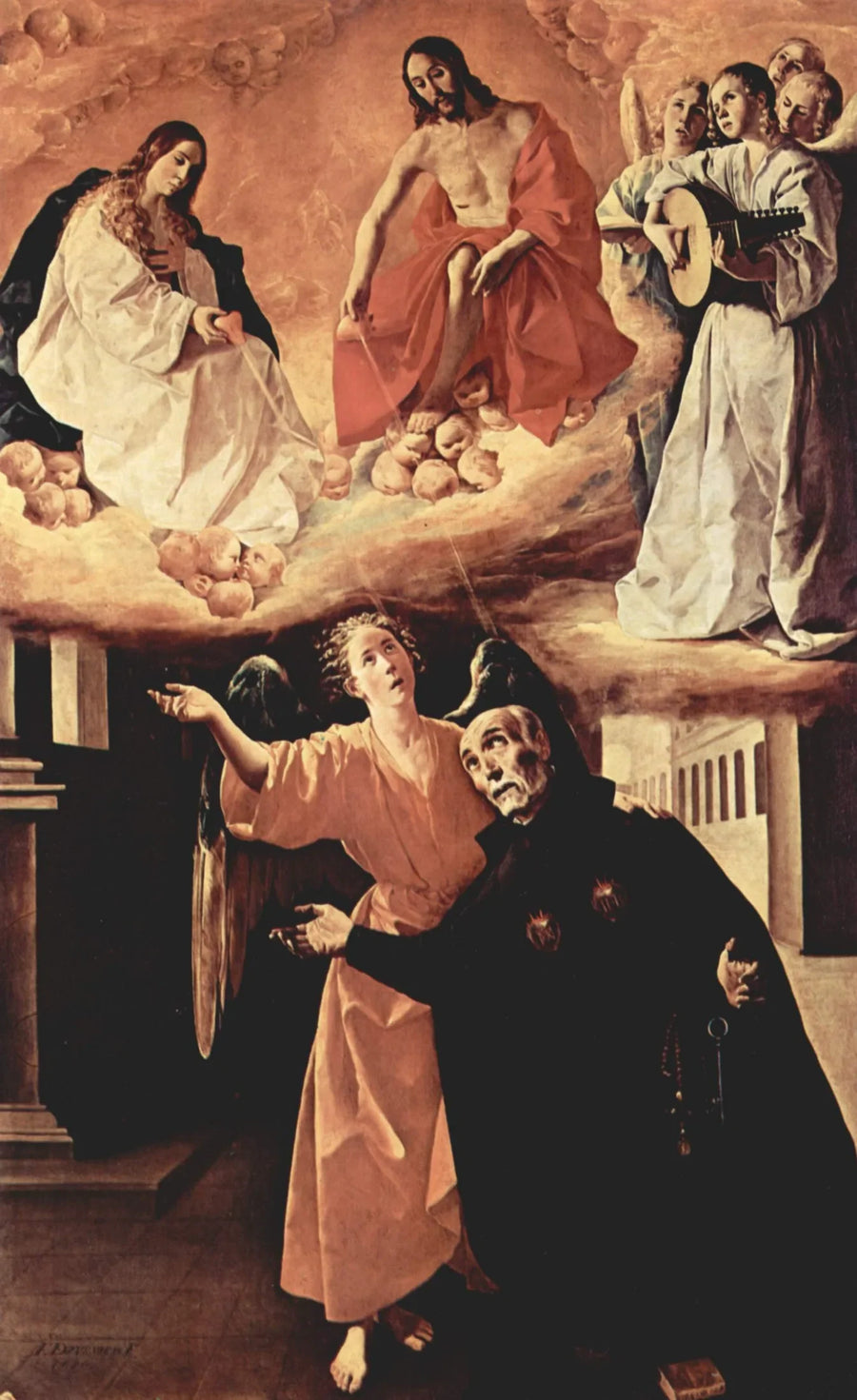 Die Vision von Saint Alonso Rodriguez - Francisco de Zurbarán
