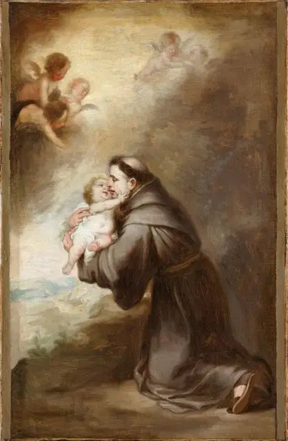 Die Vision des heiligen Antonius von Padua - Bartolomé Esteban Murillo