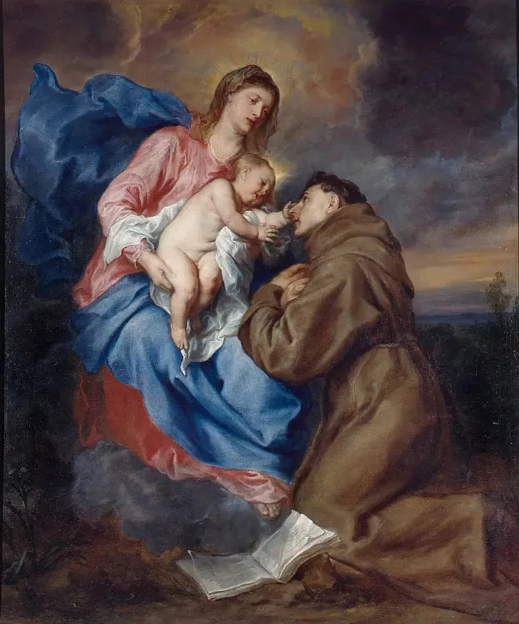 Die Vision des heiligen Antonius von Padua, um 1629 - Antoine van Dyck