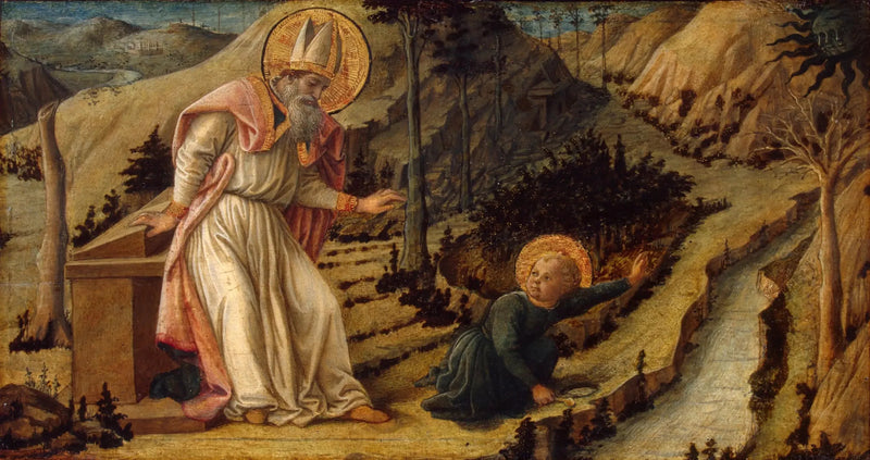 Die Vision des heiligen Augustinus - Fra Filippo Lippi